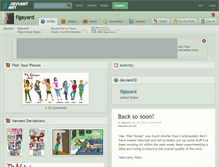 Tablet Screenshot of figayard.deviantart.com