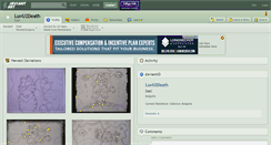 Desktop Screenshot of luvu2death.deviantart.com