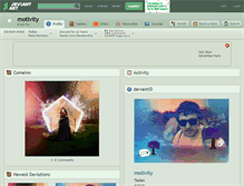 Tablet Screenshot of motivity.deviantart.com