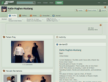 Tablet Screenshot of katie-hughes-mustang.deviantart.com