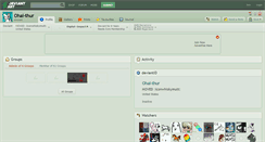 Desktop Screenshot of ohai-thur.deviantart.com