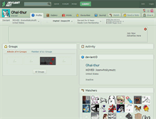 Tablet Screenshot of ohai-thur.deviantart.com