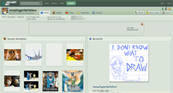 Desktop Screenshot of amazingartistyellow.deviantart.com