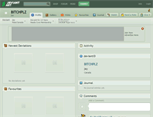 Tablet Screenshot of bitchplz.deviantart.com