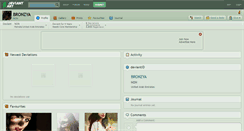 Desktop Screenshot of bronzya.deviantart.com