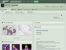 Tablet Screenshot of pmttyd--gloomtail.deviantart.com