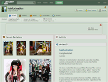 Tablet Screenshot of hairlucination.deviantart.com