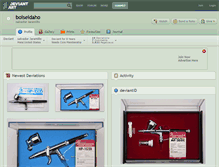 Tablet Screenshot of boiseidaho.deviantart.com
