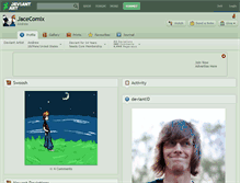 Tablet Screenshot of jacecomix.deviantart.com