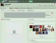 Tablet Screenshot of chalk42002.deviantart.com