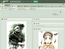 Tablet Screenshot of erizo19.deviantart.com