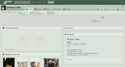 Desktop Screenshot of devious-cullen.deviantart.com