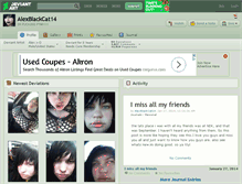Tablet Screenshot of alexblackcat14.deviantart.com