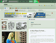 Tablet Screenshot of albais.deviantart.com