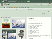 Tablet Screenshot of kikiraangel.deviantart.com