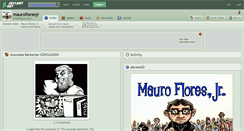 Desktop Screenshot of maurofloresjr.deviantart.com