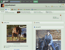 Tablet Screenshot of mistyofmyheart.deviantart.com