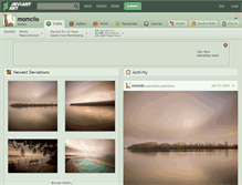 Tablet Screenshot of momcilo.deviantart.com