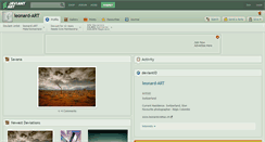 Desktop Screenshot of leonard-art.deviantart.com