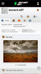 Mobile Screenshot of leonard-art.deviantart.com
