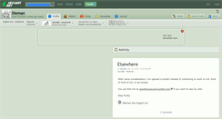 Desktop Screenshot of dieman.deviantart.com