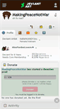 Mobile Screenshot of makingpeacenotwar.deviantart.com