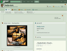 Tablet Screenshot of nadija-stock.deviantart.com