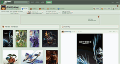 Desktop Screenshot of dylanliwanag.deviantart.com