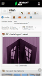 Mobile Screenshot of intuh.deviantart.com