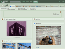 Tablet Screenshot of intuh.deviantart.com