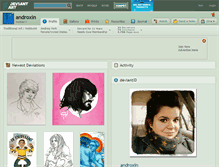 Tablet Screenshot of androxin.deviantart.com