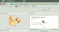 Desktop Screenshot of nade.deviantart.com