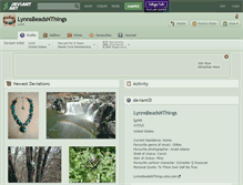 Tablet Screenshot of lynnsbeadsnthings.deviantart.com