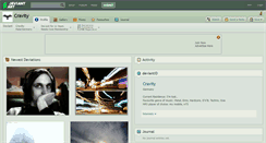 Desktop Screenshot of cravity.deviantart.com