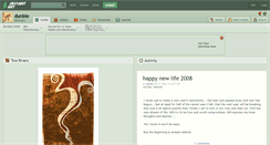 Desktop Screenshot of dunbie.deviantart.com