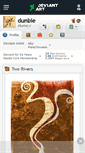 Mobile Screenshot of dunbie.deviantart.com