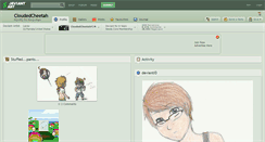 Desktop Screenshot of cloudedcheetah.deviantart.com