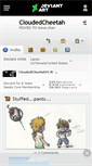 Mobile Screenshot of cloudedcheetah.deviantart.com