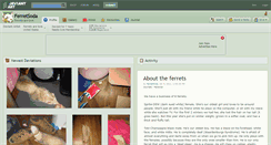 Desktop Screenshot of ferretsoda.deviantart.com