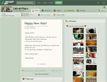 Tablet Screenshot of cats-at-play.deviantart.com