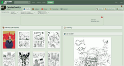 Desktop Screenshot of canalescomics.deviantart.com
