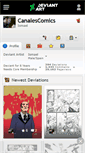 Mobile Screenshot of canalescomics.deviantart.com