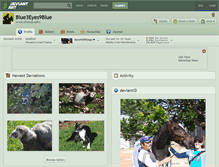 Tablet Screenshot of blue3eyes9blue.deviantart.com