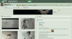 Desktop Screenshot of abcd12321.deviantart.com
