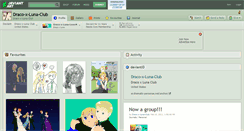 Desktop Screenshot of draco-x-luna-club.deviantart.com