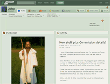 Tablet Screenshot of julica.deviantart.com