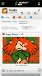 Mobile Screenshot of fredos.deviantart.com