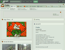 Tablet Screenshot of fredos.deviantart.com