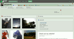 Desktop Screenshot of joncromwell.deviantart.com