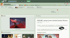 Desktop Screenshot of nekomukuro.deviantart.com